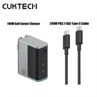 CUKTECH เครื่องชาร์จ AD1404U 140W GaN ที่ชาร์จ USB-C 4พอร์ตเหมาะสำหรับโทรศัพท์มือถือคอมพิวเตอร์และแท