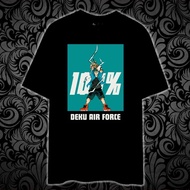 DEKU AIR FORCE anime v2 Printed t shirt unisex 100% cotton