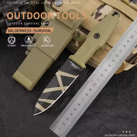 New EXTREMA RATIO-Roma Outdoor straight knife, tactical style knife, hiking knife, sharp EDC knife. 