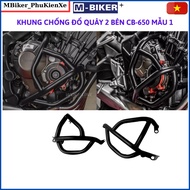Khung chống đổ cb650 chống đổ cb650 chống đổ bảo vệ máy cb650 phụ kiện cb650 mbiker