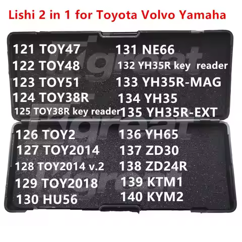 121-140 Lishi 2 in 1 2in1 TOY47 TOY48 TOY51 TOY38R TOY2 TOY2014 TOY2018 HU56 NE66 YH35R YH65 ZD30 ZD
