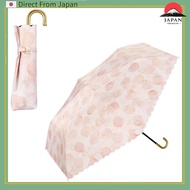 🗻☀️ Wpc Sanrio Hello Kitty Folding Umbrella Orange 100% UV Protection Light Blocking UPF50+ Heat Shi
