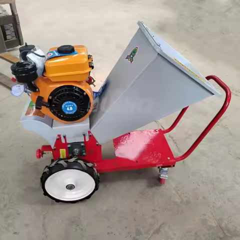 Mini Chuff Straw Crusher Poultry Animal Cattle Feed Making Grass Shredder Silage Chopper Fodder Fora