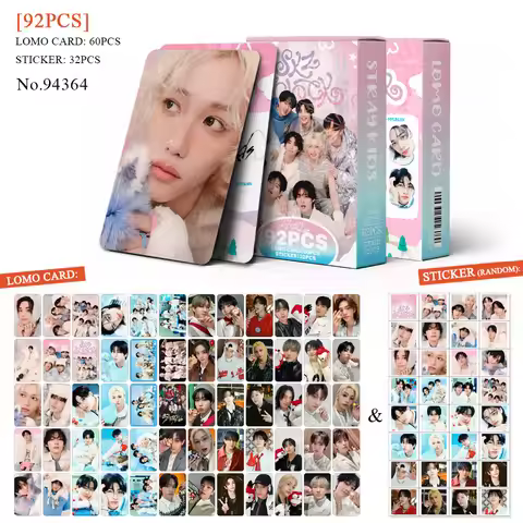 92PCS STRAYKIDS SKZOO Small Card Fan Meeting, Surrounding Stars, Collected Photos, Cards, LOMO Cards