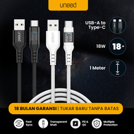UNEED Kabel Data Transparan PD 60W Type C Micro Lightning - UCB56