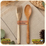 Wooden Cutlery Set