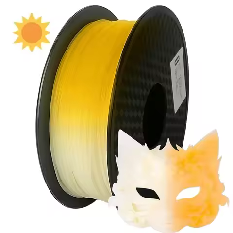 UV Color Change PLA Filament 1kg/500g/250g/200g 1.75mm 3D Printer Filament PLA Sunlight Reaction Whi