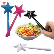4 Piece Salt and Pepper Shaker Magic Wands Duo Salt / Pepper Black & White & Pink & Blue Plastic 18x