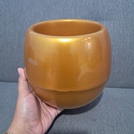 18cm gold moci pot plastic pot