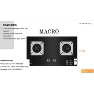 MACRO 4.2KW Gas Stove Double Burner Gas Stove Build-in / 9.4KG Net Weight （Macro）GAS HOB