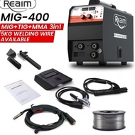 Reaim Mesin Las MIG-250 Inverter Tanpa Gas Efisiensi Tinggi, Set Lengkap Alat Las Listrik - MIG-4003