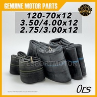 12" ORS TUBE INNER TYRE TUBE MOTORCYCLE (120-70x12) "130-60x12" (3.50/4.00x12) (2.75/3.00x12)