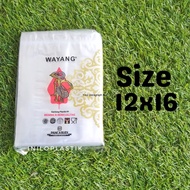 PP Wayang Plastic 12x16cm Clear PP Wayang Plastic/ 12x16 cm