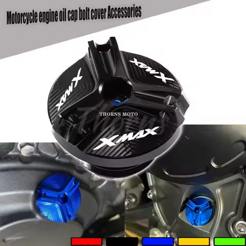 For Yamaha XMAX 250 300 XMAX300 XMAX250 2017-2021 2022 2023 2024 Accessories Motorcycle Engine Oil C
