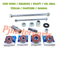 SUZUKI TXR150 PANTHER GAMMA GAMA TXR 150 FRONT REAR BEARING HUB RIM SPROCKET BUSH MOUNTING COLLAR BU