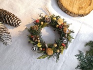 聖誕節 藤圈 花環 門掛 材料 手工 花藝 裝飾 婚慶 雪松 聖誕 禮