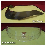 KYT vendetta helmet spoiler, KYT helmet spoiler KYT helmet spoilerFALCON gpr modelFALCON