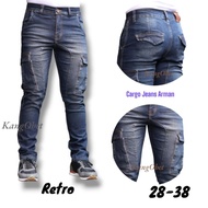 Men's cargo jeans,/ men's cargo jeans, MEN'S OUTDOOR CARGO PANTS, RETRO DISTRO SERIES BDG