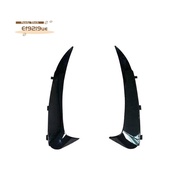 Rear Bumper Canard Flaps Spoiler Cover Trim Replacement for   C Class W205 2015-2021 Coupe