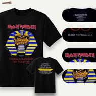 BLAXROXX | Iron Maiden WORLD SLAVERY TOUR 84-85 | [IRM0046] | เสื้อยืดคอกลม แขนสั้น | เสื้อวงหลังทัว