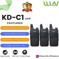 WLN WINLAN HT WALKIE TALKIE KD-C1 UHF ( 3PCS ) TANPA DEKSTOP