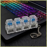 RUN 1PC Mechanical Keyboard Clicks Toy With Colorful LED Lights Switches Tester