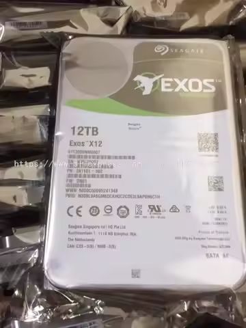 FOR ST12000NM0007 Seagate 12TB Exos 6Gb/s 256MB SATA 3.5" Enterprise Hard Drive