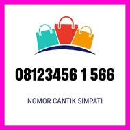 Promo nomor cantik simpati 08123456 1566