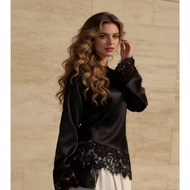 H0HHL - White Lace Asymmetric (S,M,L) - Blouse 260728