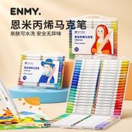 Enmi ENMY Acrylic Marker Water-Based Opaque Stackable Marker Washable Children Marker