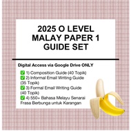 🇸🇬 2025 O Level Malay Paper 1 Guide Set (Compo, Informal Email Emel. Formal Email, Phrases) / Set Pa