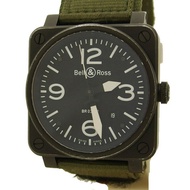 Bell & Ross Aviation BR03-92 男士手錶，黑色錶盤