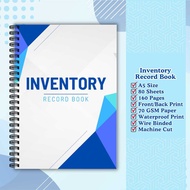 A5 Inventory Record Tracker Booklet Notebook A5 Notebook