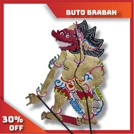 wayang kulit asli karakter buto amral brabah