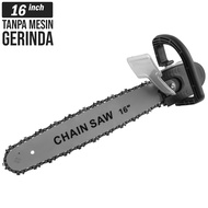 Chainsaw Gergaji Rantai Penyambung Elektrik Portable Gergaji Potong Kayu 11.5 inch 16 inch 6594 6531