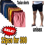 12pcs for 390 Taslan short