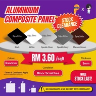CUSTOM SIZE ALUMINIUM COMPOSITE PANEL ACP 3MM