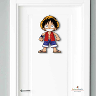 Grafiti Personalisasi Nama Luffy Al Fatih - Dekorasi Kamar Anak Modern Karakter One Piece