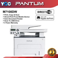 Pantum Laser Printer M7100DW MONOCHROME LASER PRINTER 3 Years Warranty PRINT/COPY/SCAN/DUPLEX/NETWORK/WI-FI/NFC