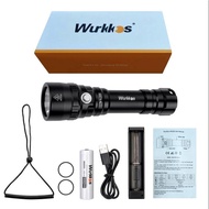Wurkkos WK20S Dive LED Flashlight 5000K Diving Super Bright powerful 2000LM Lamp with Switch 3 Modes