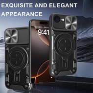 For iPhone 16e 16 Pro Max 16 15 Plus 14 I phone 14 Pro Max Magnetic Ring Holder Shockproof Phone Cas