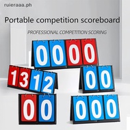 ruieraaaPET 1PC Scoreboard Tabletop Scoreboard Score Keeper Portable Basketball Score Counter For Ba