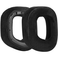 Pad Telinga Gantian untuk Fon Kepala Tanpa Wayar Corsair HS80 RGB, Kusyen Telinga Velour Serasi deng