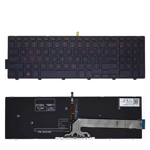 US Red Backlit Keyboard V9F14 For Dell Inspiron 15 5577 5576 7557 7559 17-5748 5749 5759