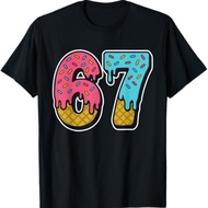 67 Ice Cream Drip Meme Funny Six Seven Gen Alpha Slang T-Shirt