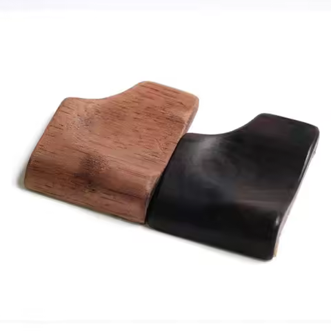 Wooden Thumb Finger Shake Handle Part Clamp For Nikon Zf Walnut Ebony Camera Replacement With Tape R