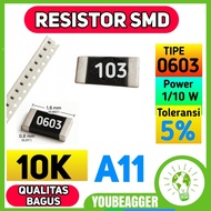 Resistor smd 10k 103 type 0603