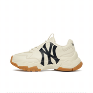 [ของแท้💯/พร้อมส่ง]MLB รองเท้าผ้าใบ BASIC 3ASHC101N 50BGL L.BEIGE NEW YORK YANKEES รองเท้ากีฬาชายและห