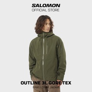 SALOMON Men Outline 3L Gore-Tex® Waterproof Jacket - Hooded