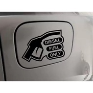 CFS41C Empty Fuel Cap Diesel Ron 97 95 Only Stiker Sticker Cut Vinyl Decal Stripes